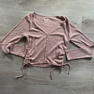 Hollister long sleeve baby tee